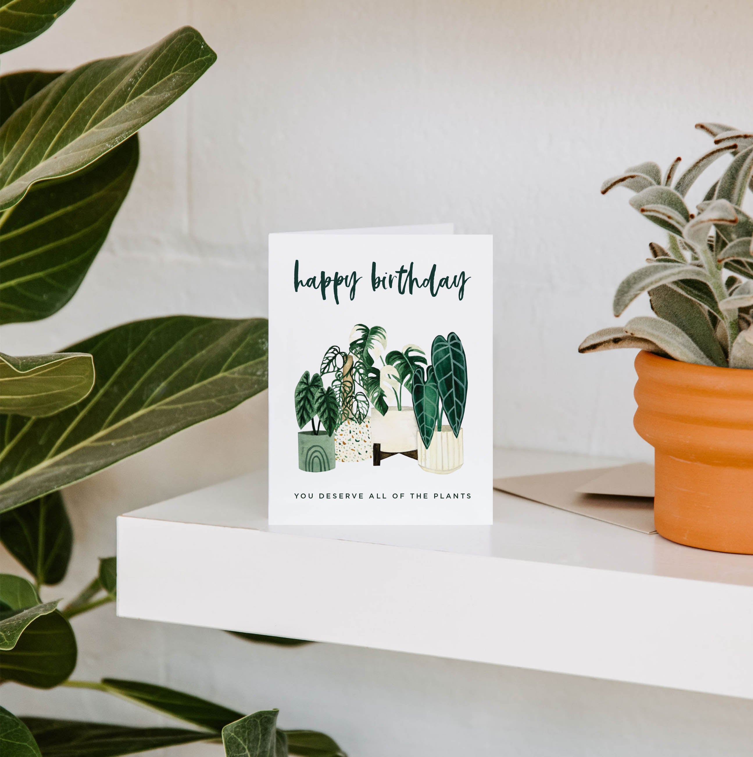 All The Plants Birthday Greeting Card