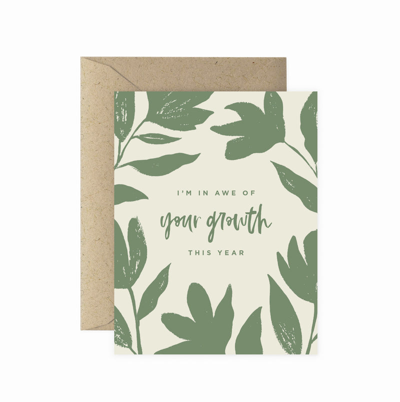 Awe of your Growth Greeting Card