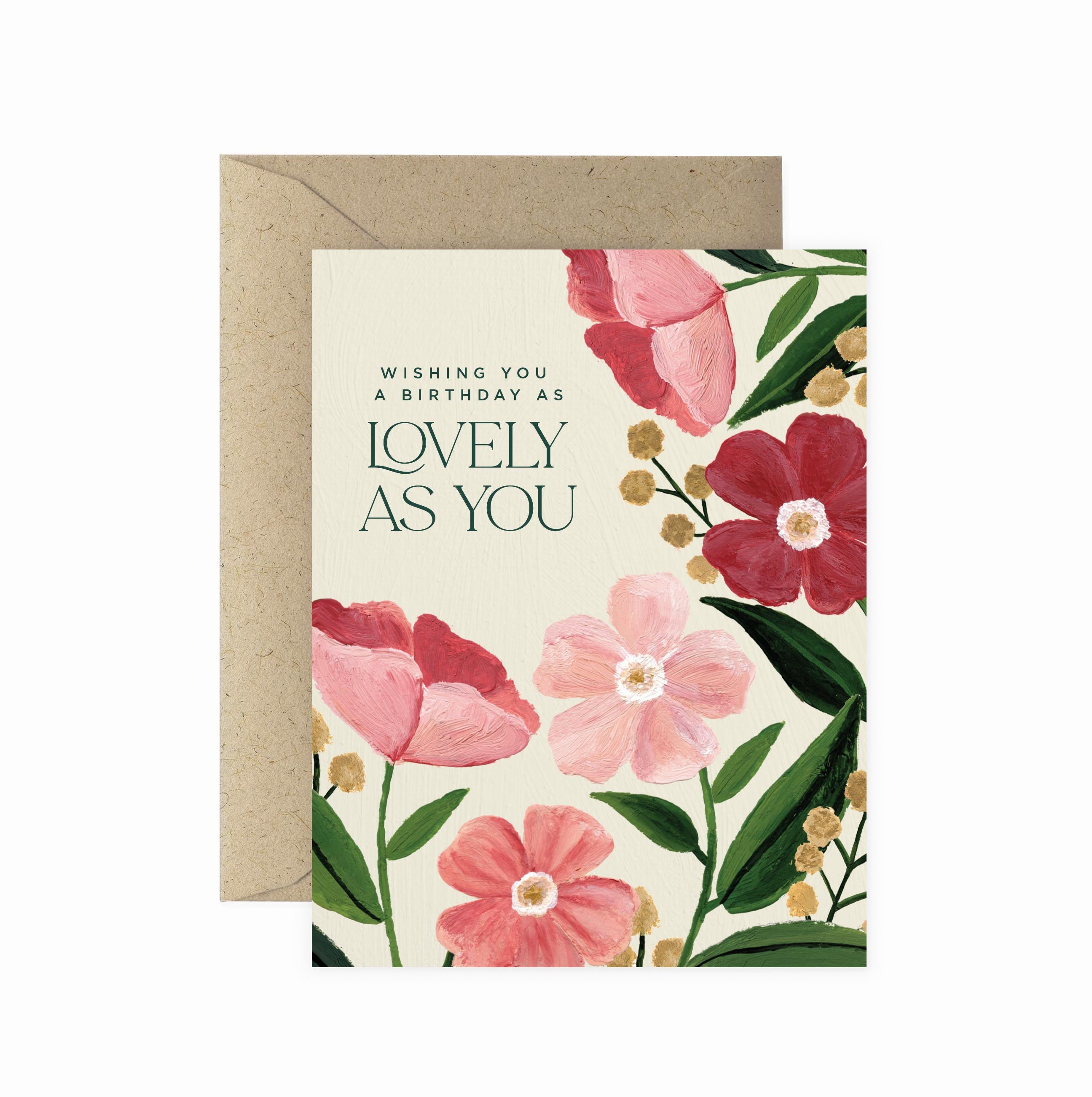 Poppy Lovely Birthday Greeting Card