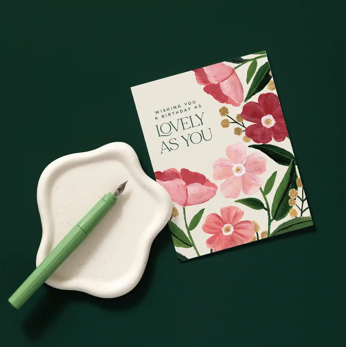 Poppy Lovely Birthday Greeting Card