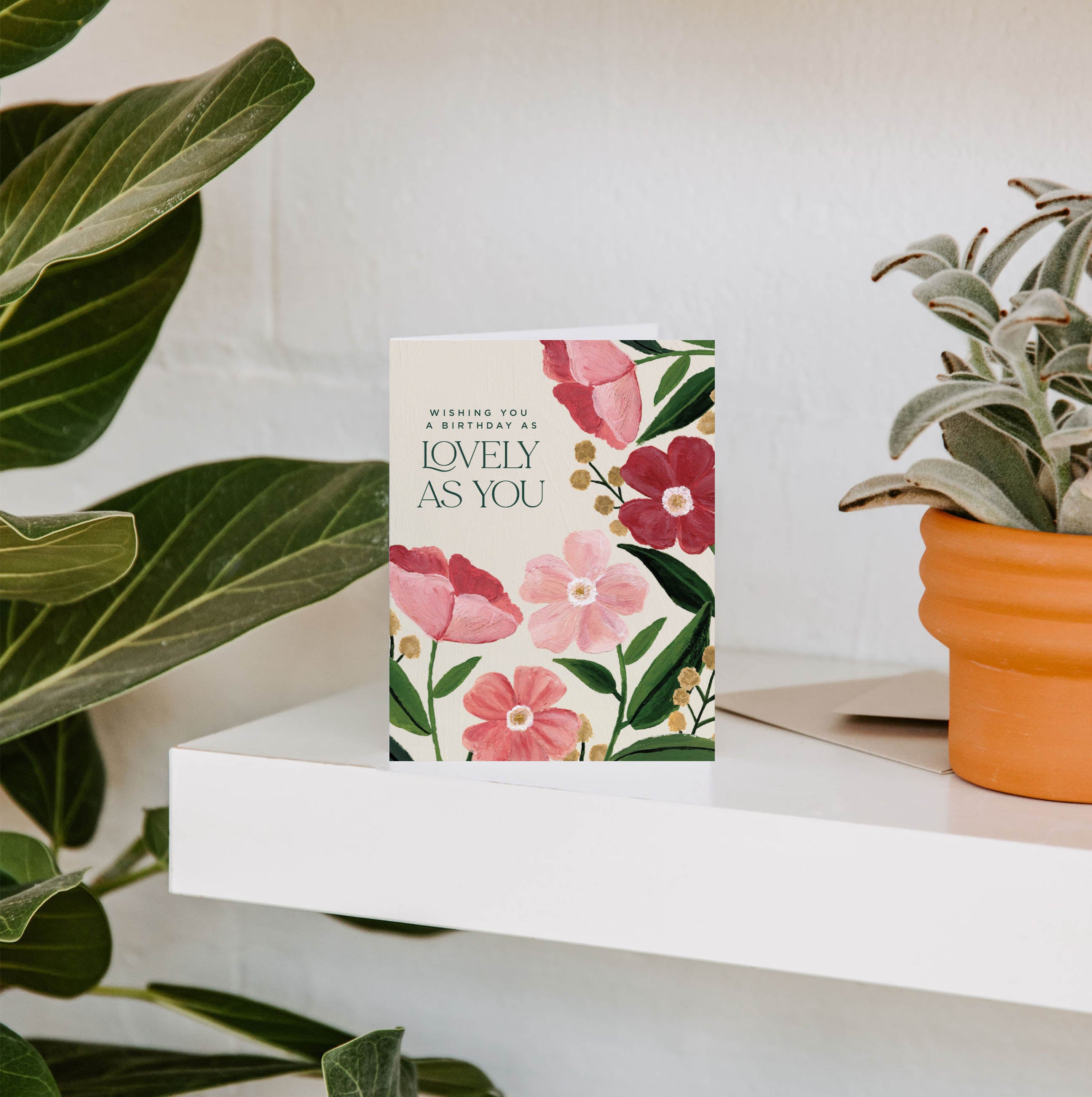 Poppy Lovely Birthday Greeting Card