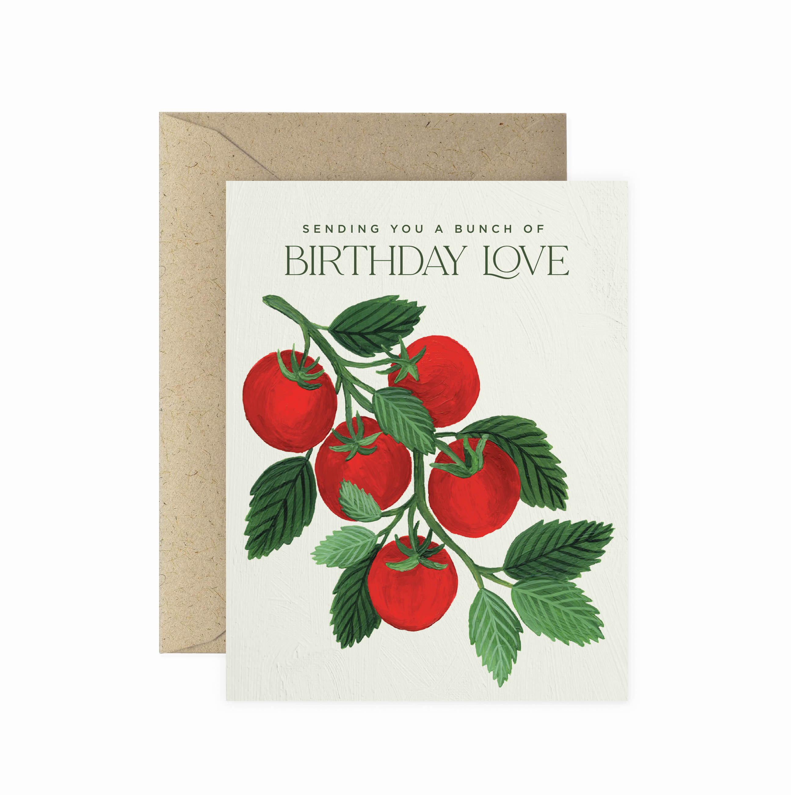 Tomato Happy Birthday Greeting Card