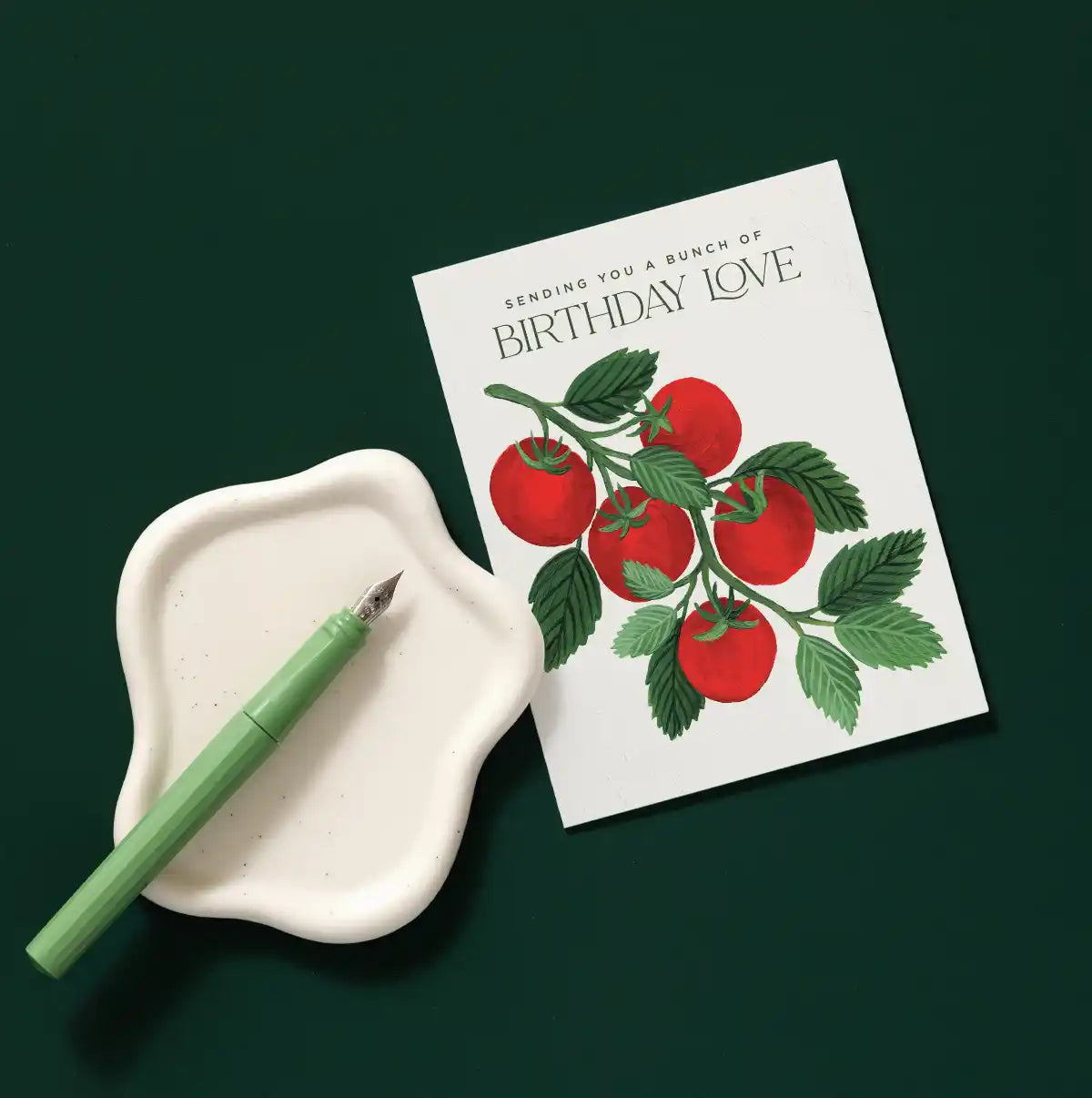 Tomato Happy Birthday Greeting Card