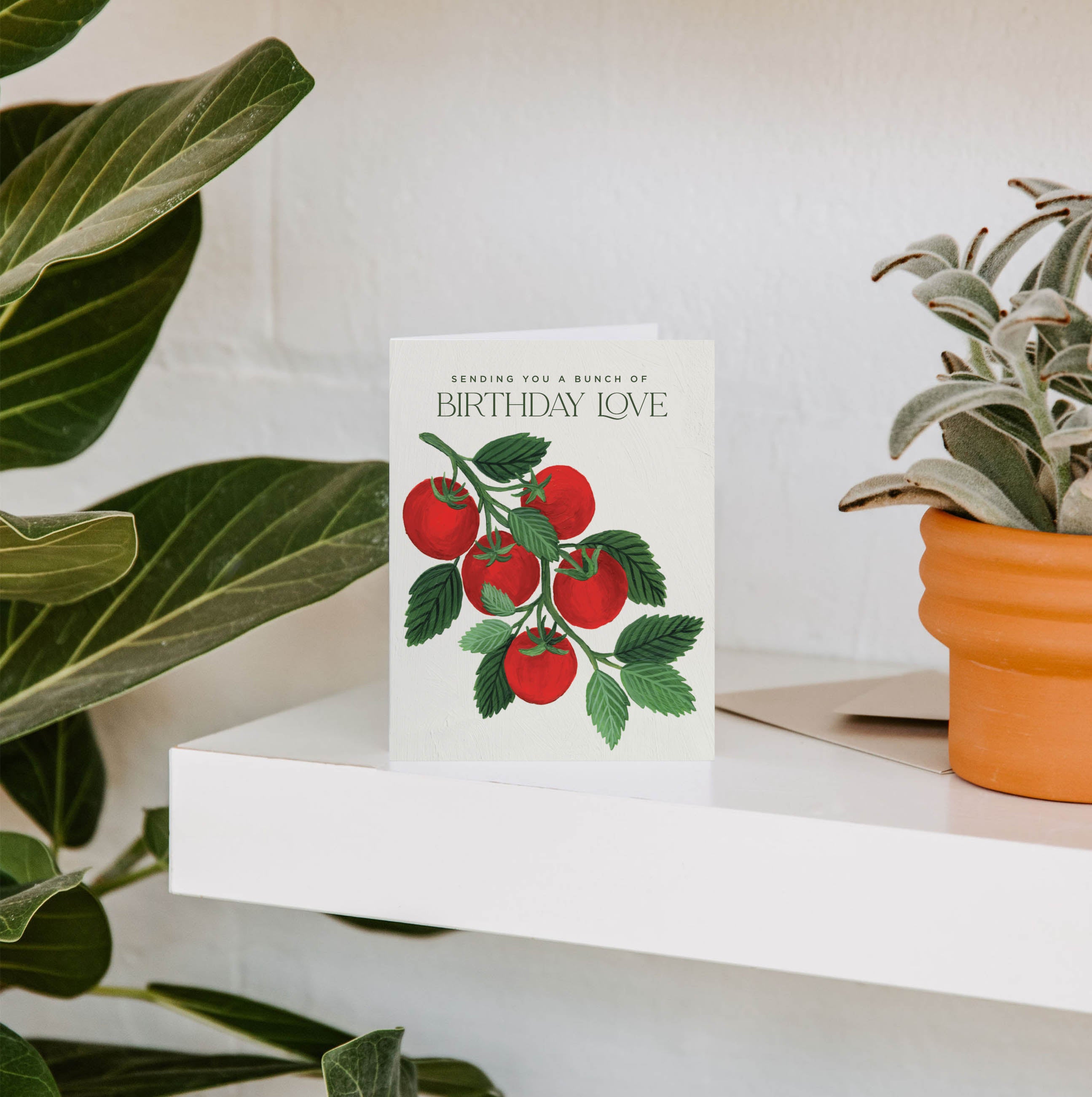 Tomato Happy Birthday Greeting Card