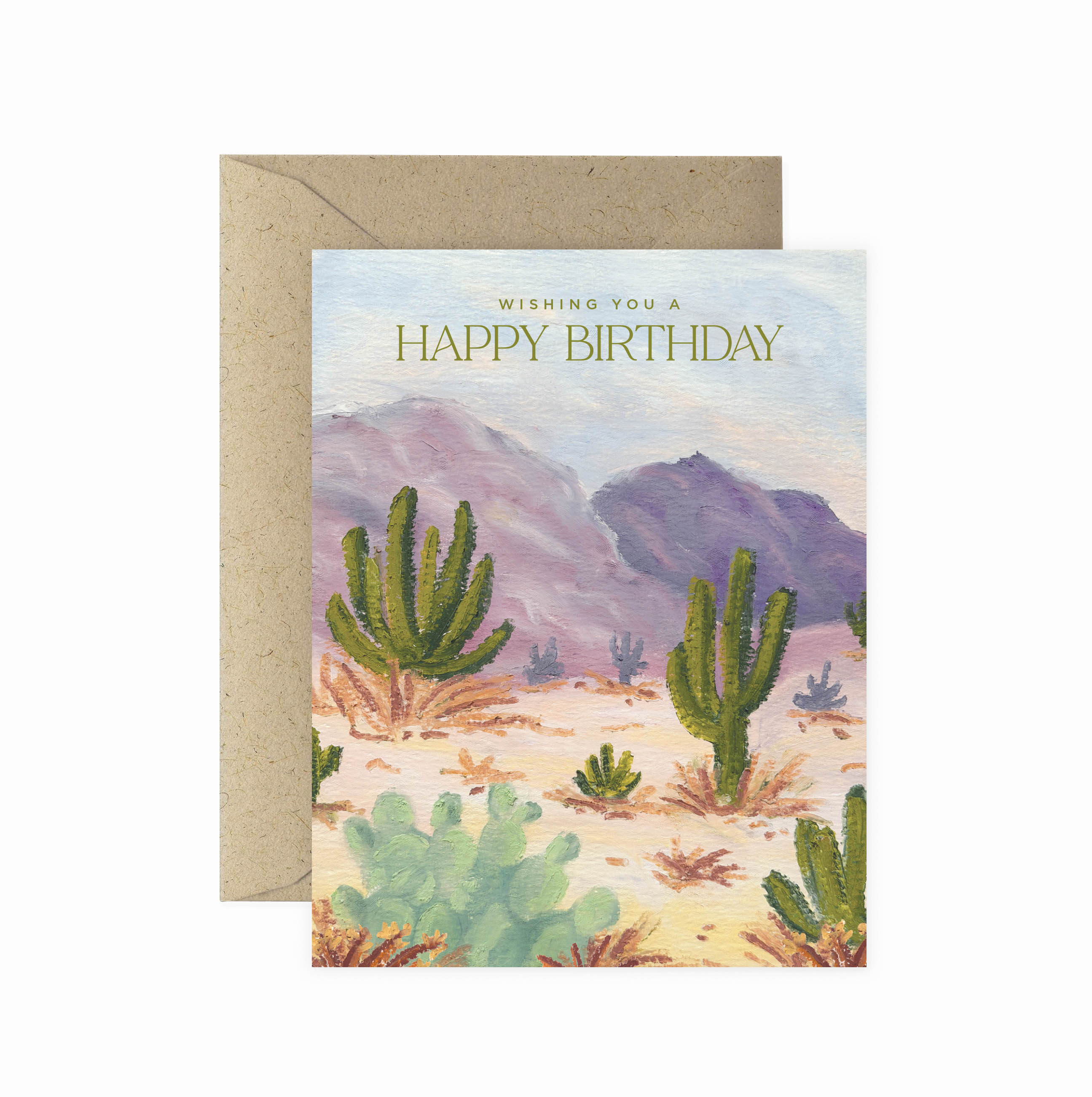 Desertscape Birthday Greeting Card