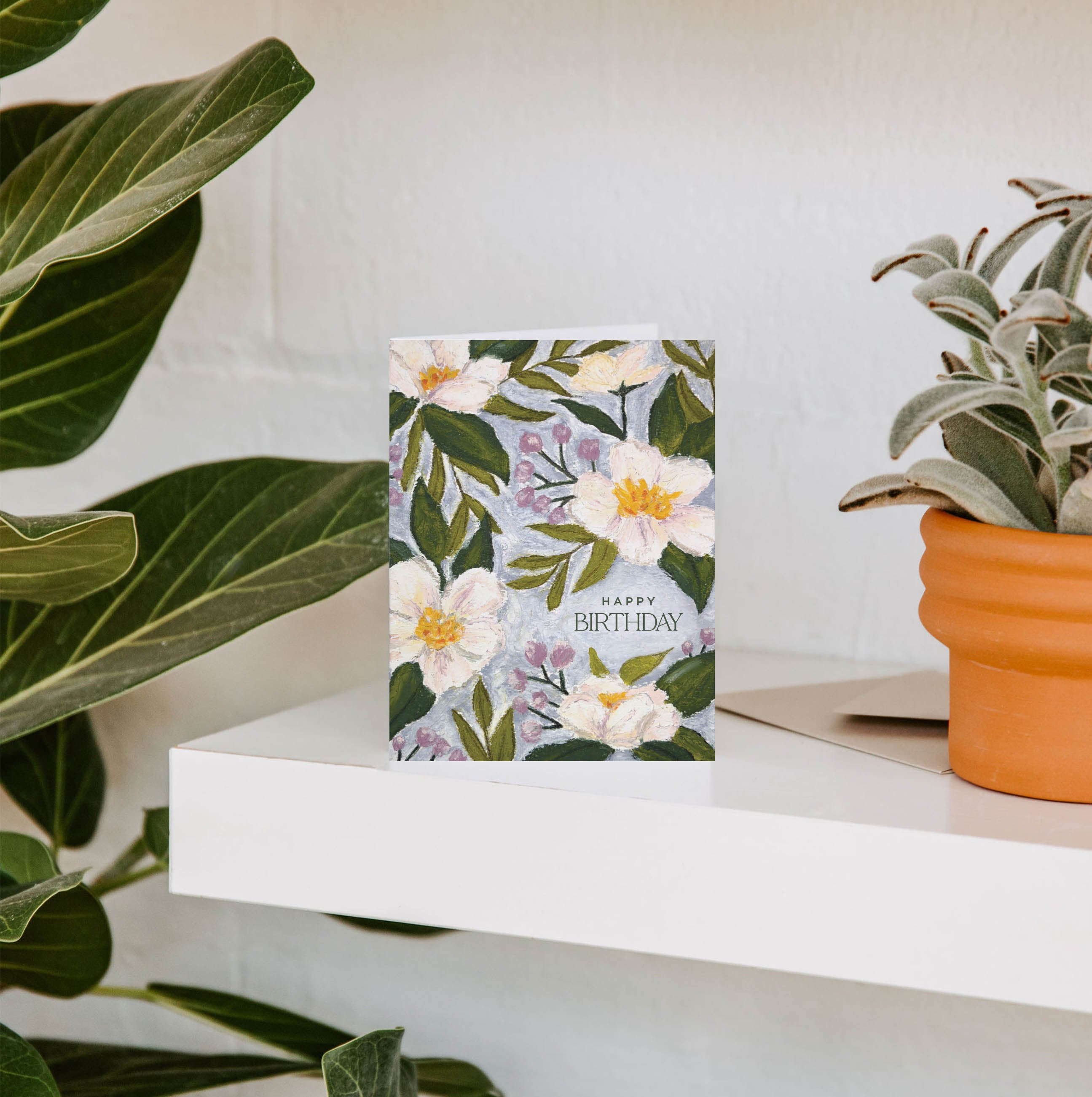 Blossom Birthday Greeting Card