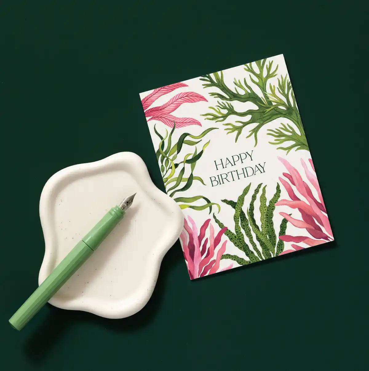Coastal Kelp Birthday Greeting Card