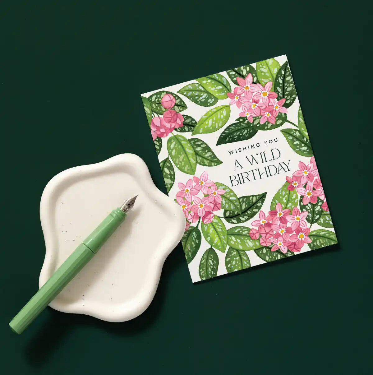 Blooming Hoya Birthday Greeting Card