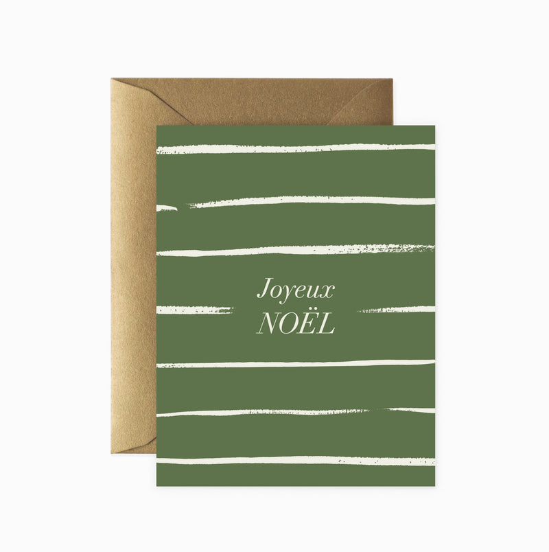 Joyeaux Noel Holiday Greeting Card