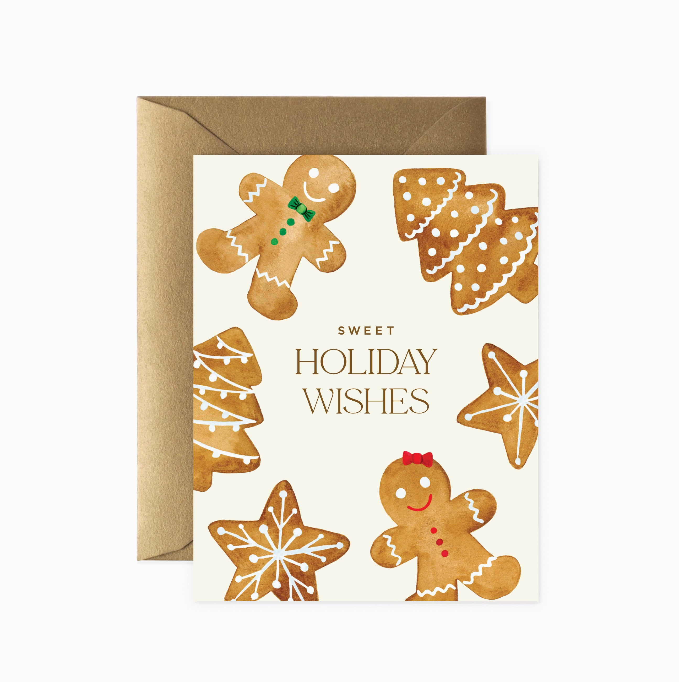 Gingerbread Cookies Holiday Greeting Card