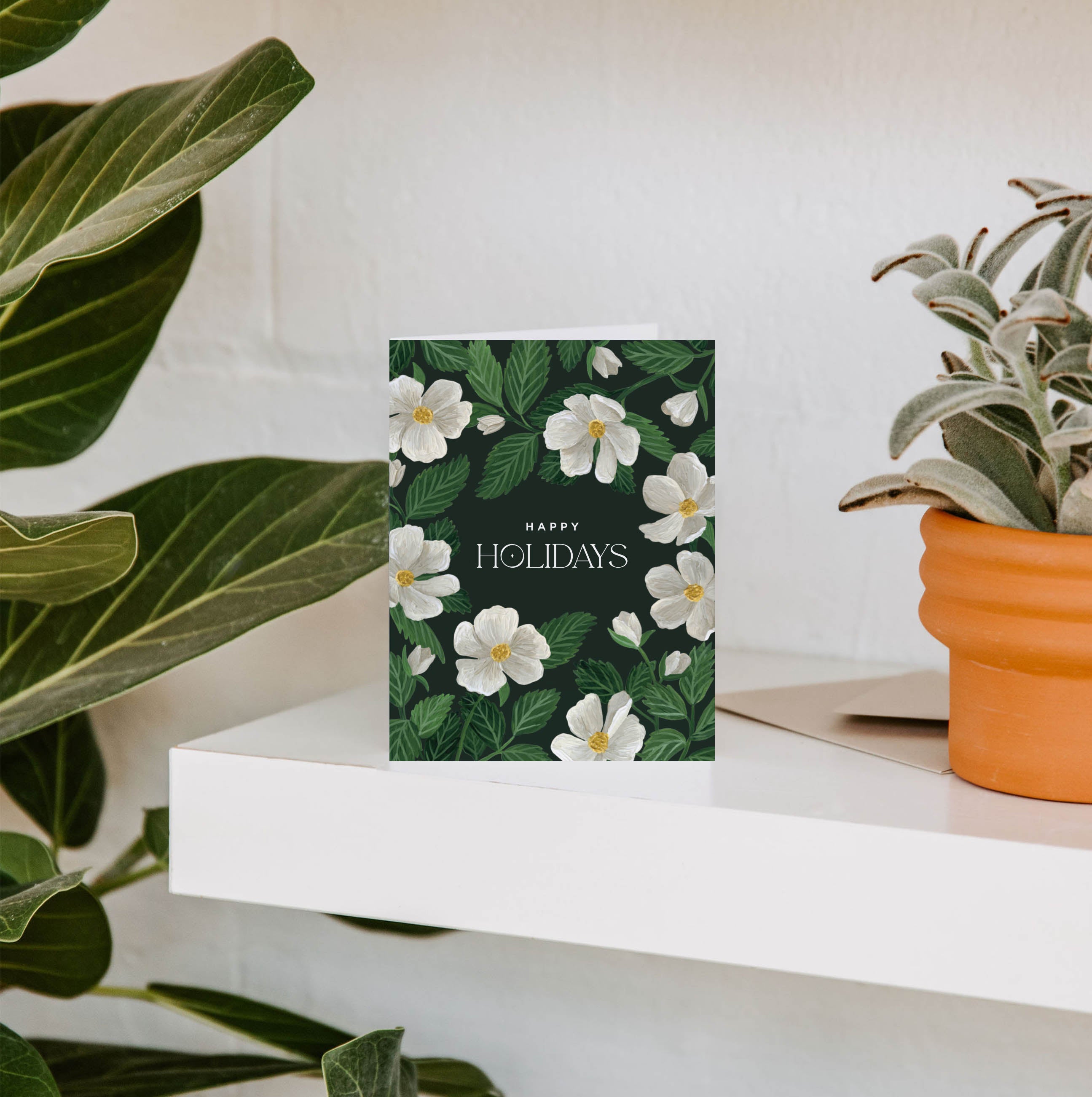 Rosa Happy Holidays Christmas Card