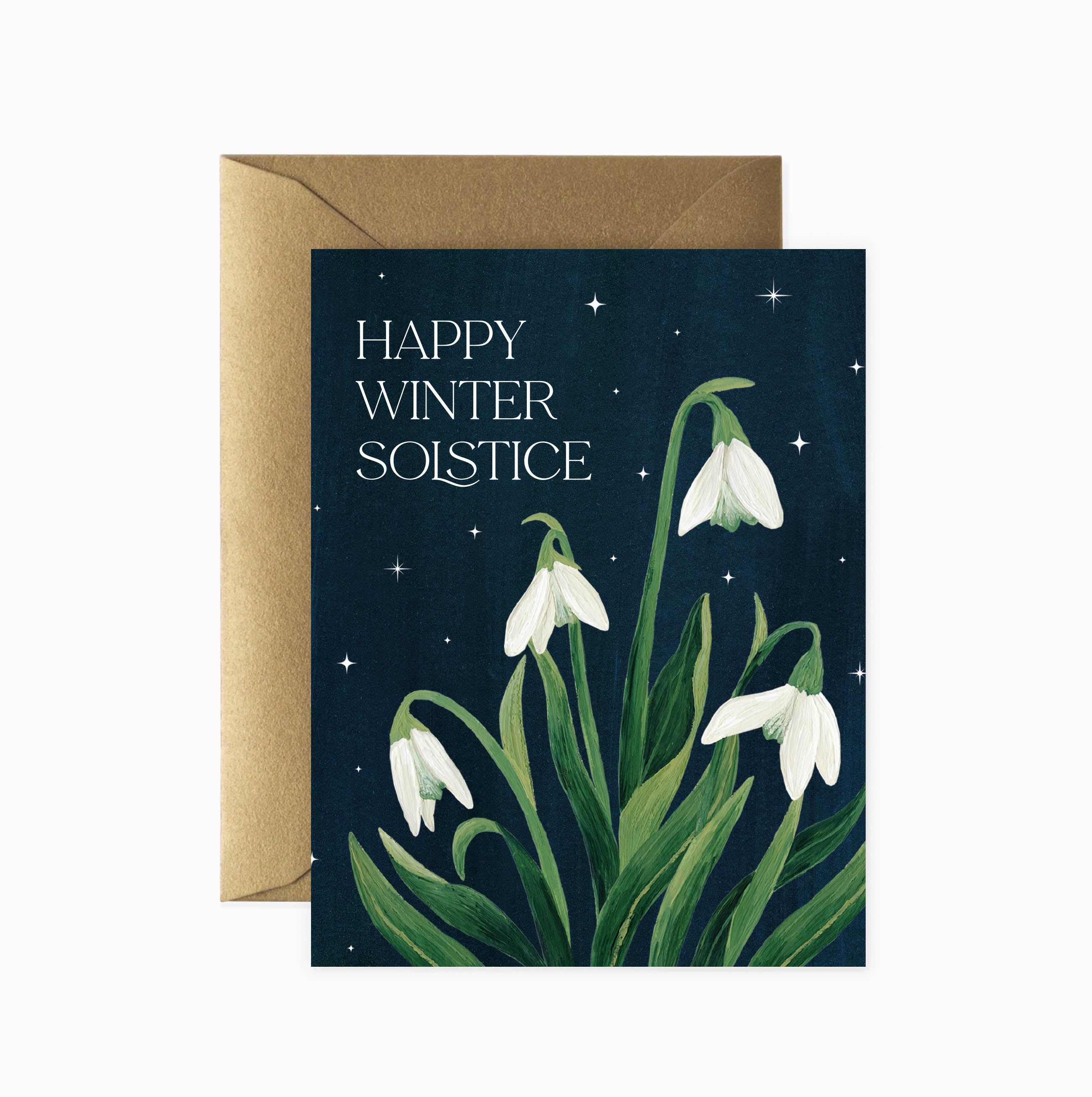 Happy Winter Solstice Holiday Card