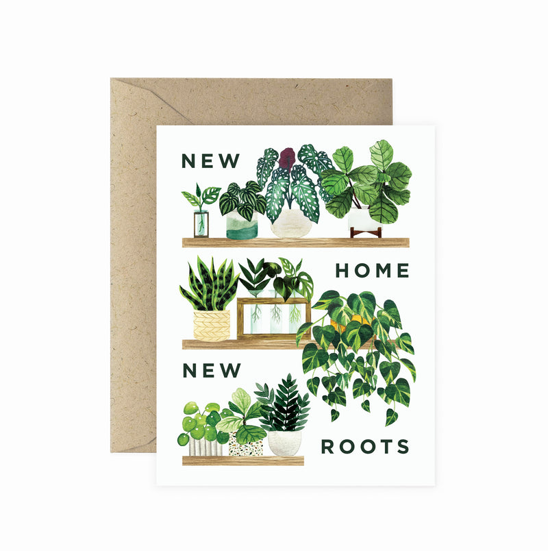 New Home New Roots Greeting Card