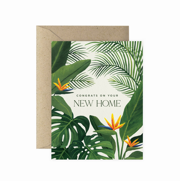 New Home Tropical Greeting Card