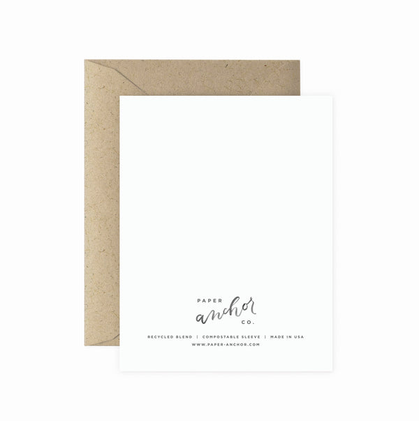 Vines Thank You Greeting Card