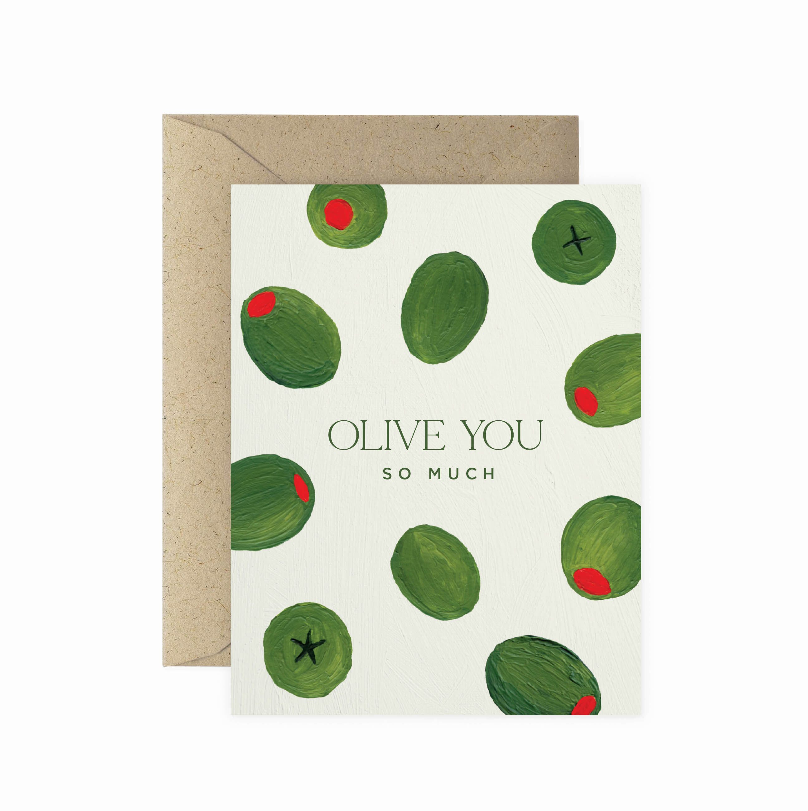 Olive You Love Greeting Card