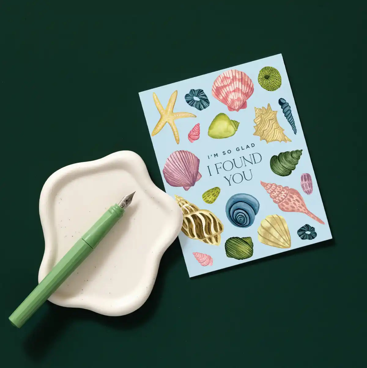 Found You Sea Shells Greeting Card