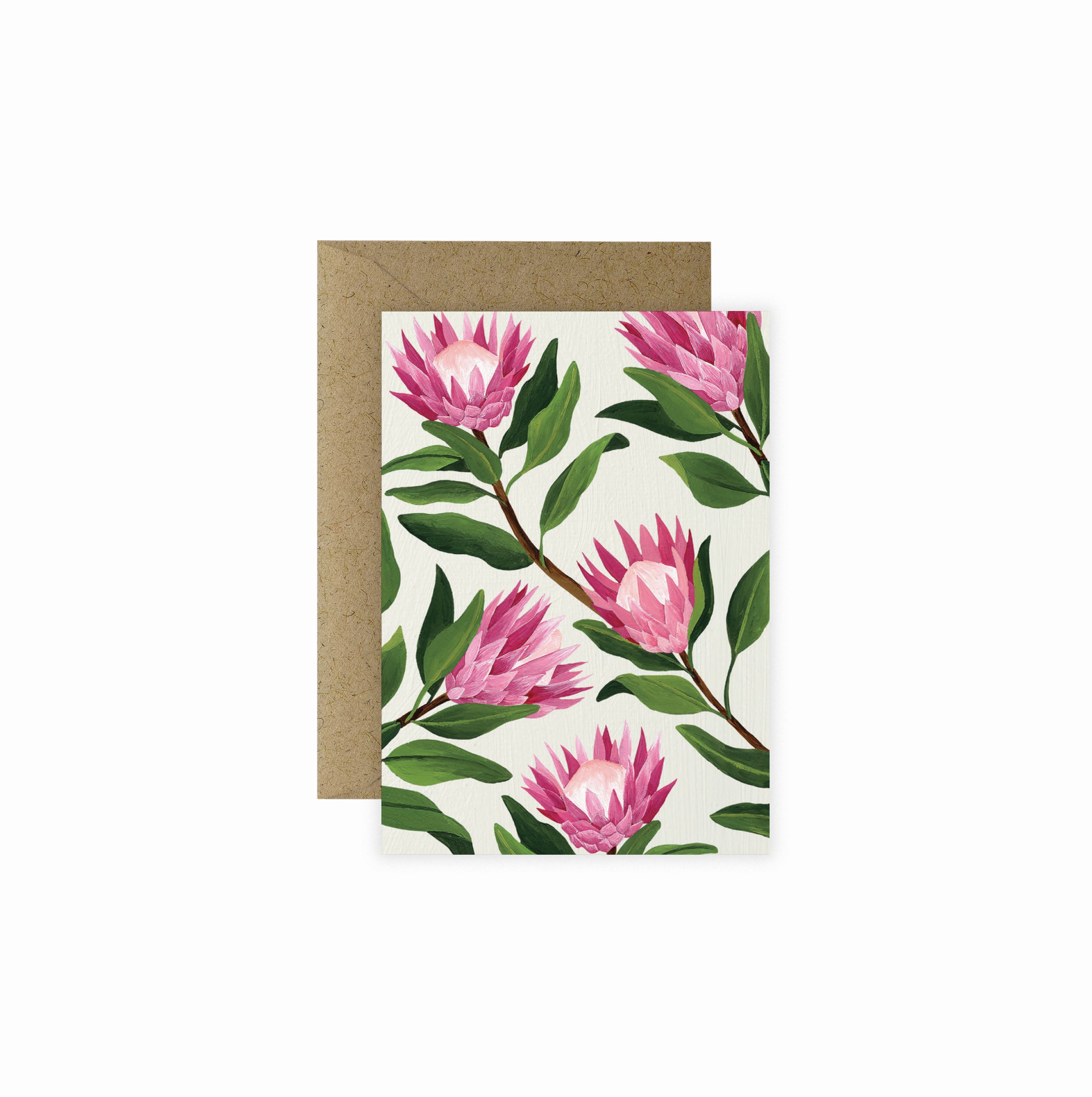 King Proteas Mini Greeting Card