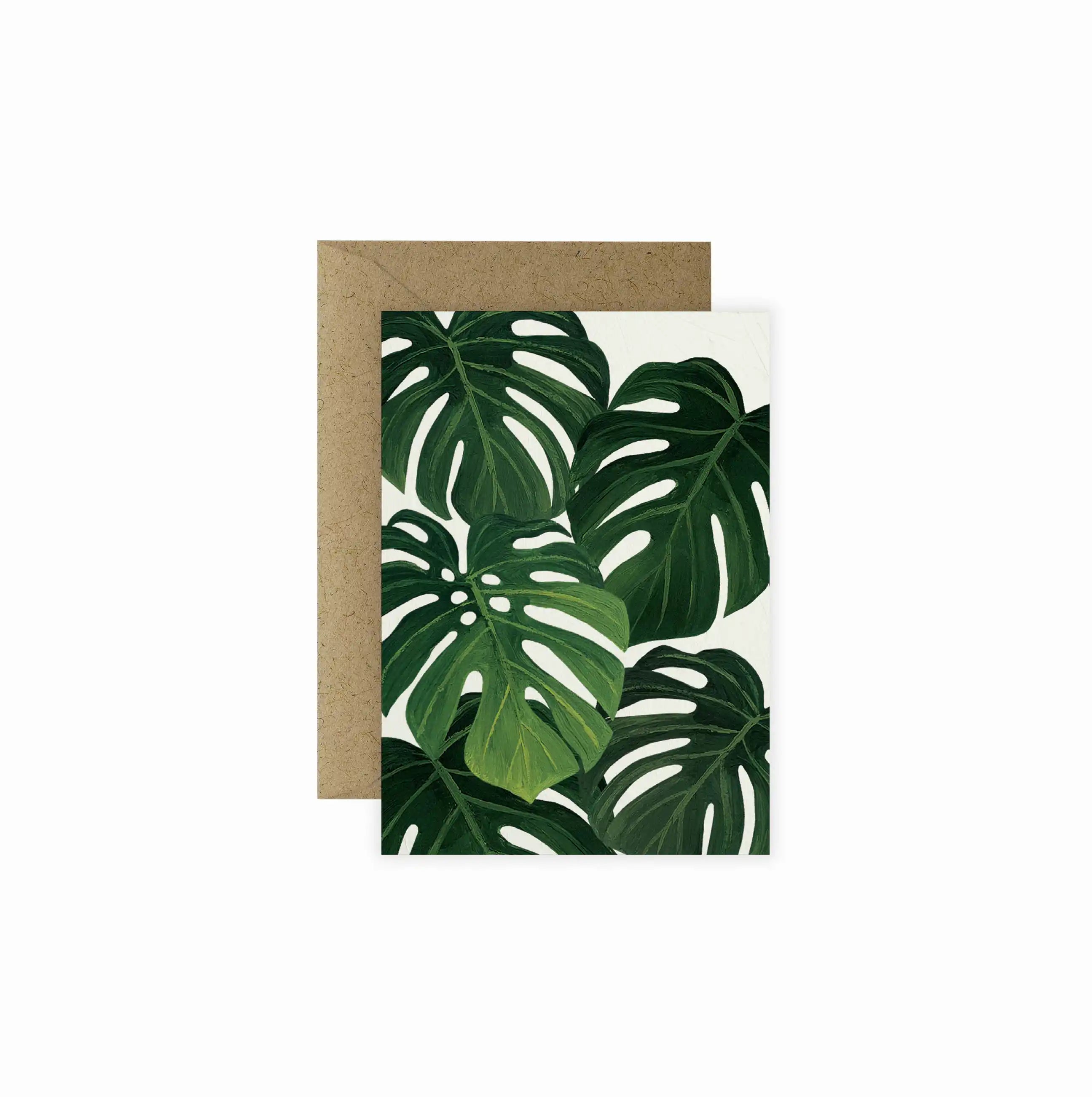Monstera Mini Greeting Card