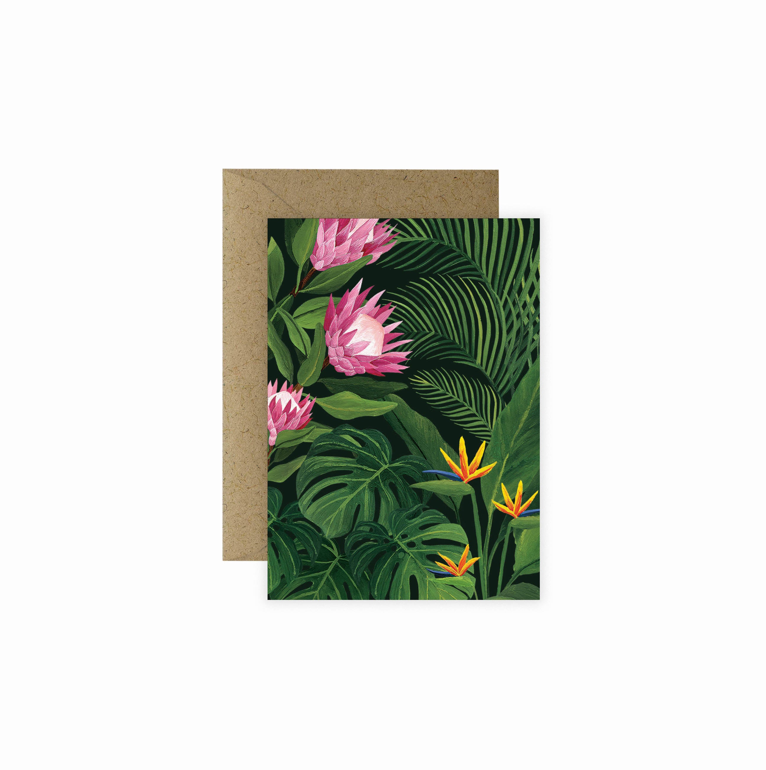 Lush Tropical Mini Greeting Card