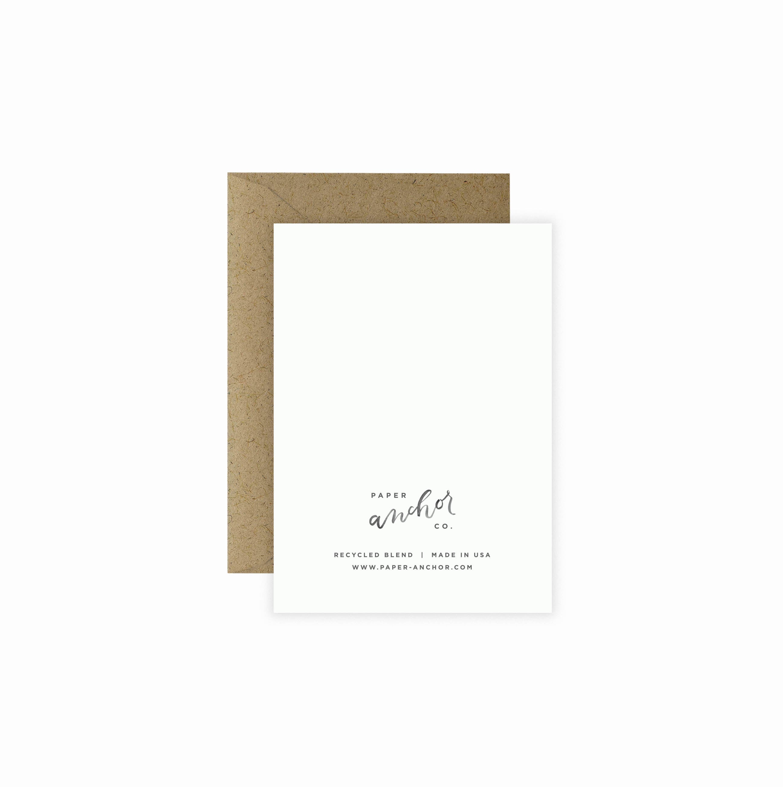 Deep Winter Fir Mini Greeting Card