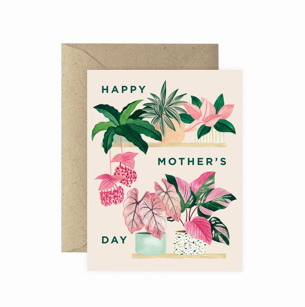 Plant Shelf Mother's Day Greeting Card