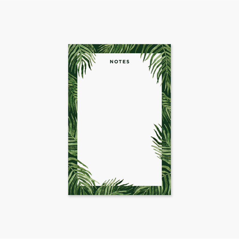 (SLIGHTLY IMPERFECT)  Palm Frond Notepad