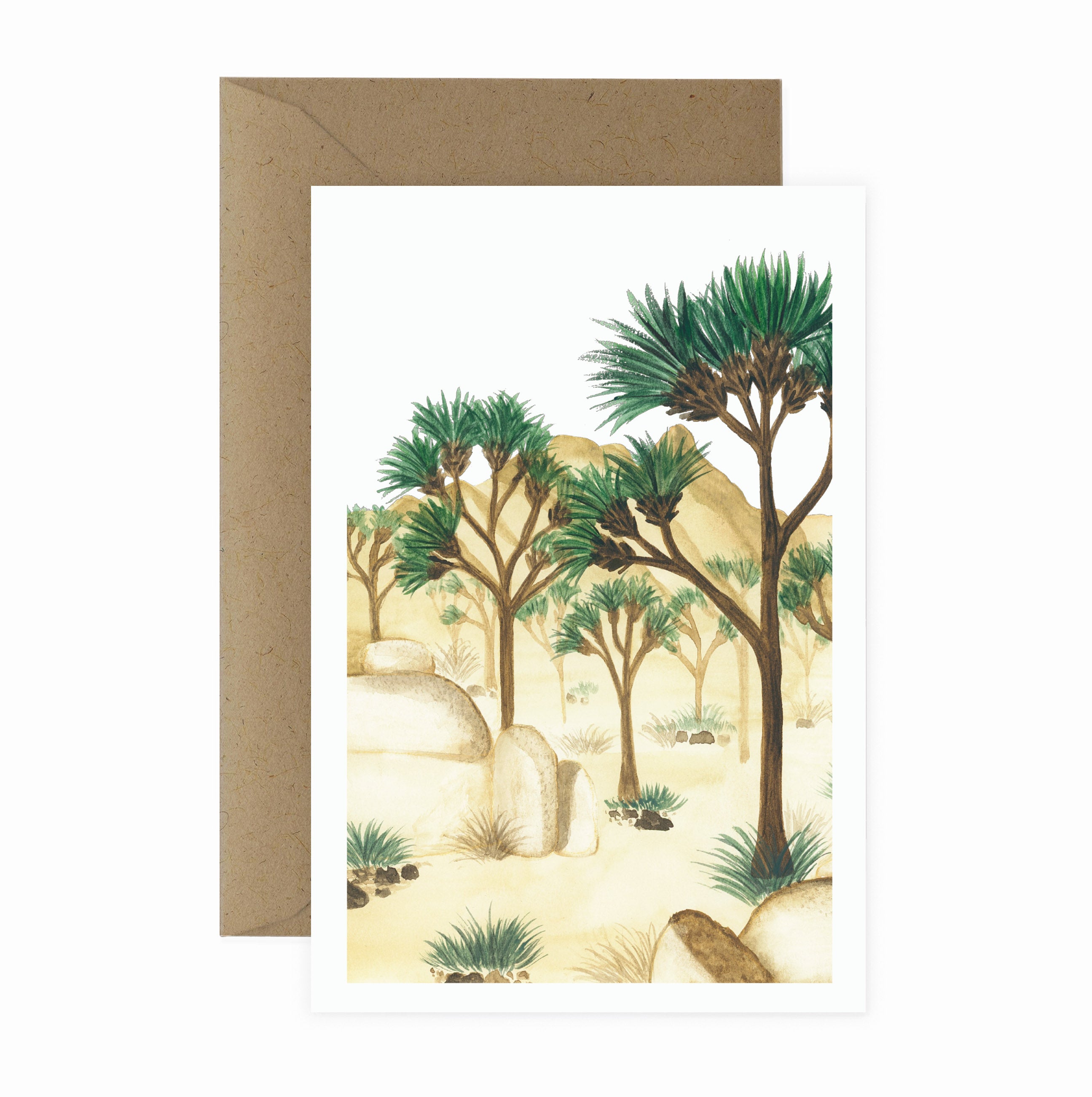 Joshua Tree Art Print Greeting Card