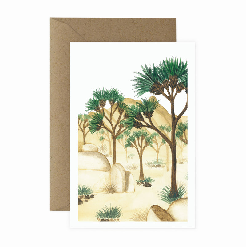 Joshua Tree Art Print Greeting Card