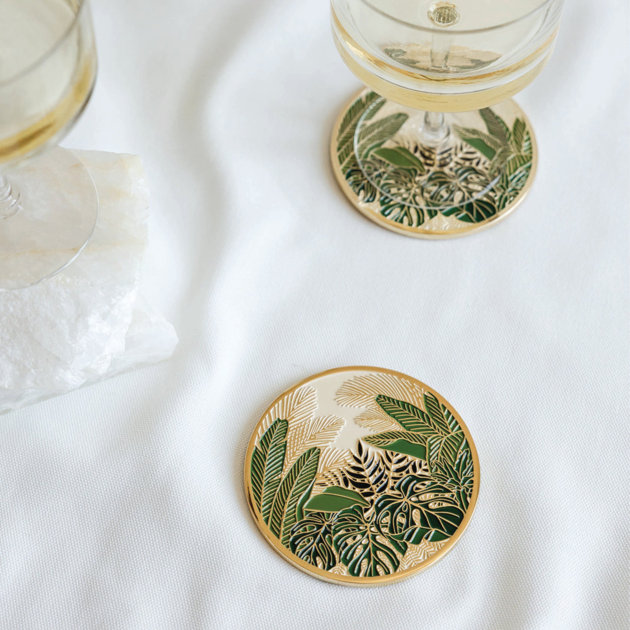 Tropical Conservatory Luxe Coaster