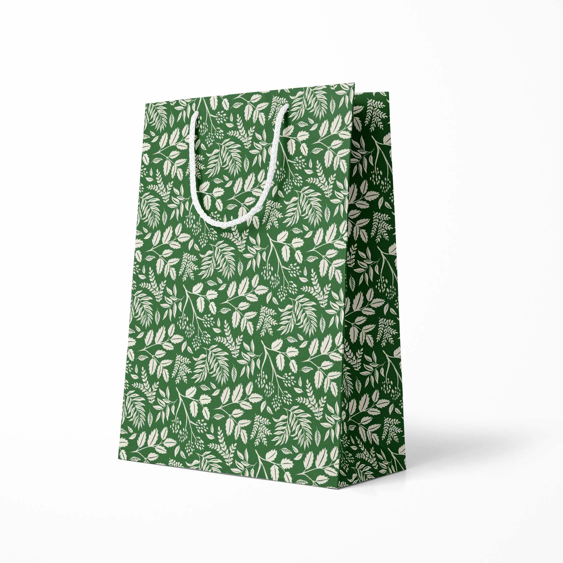 Green Vines Holiday Gift Bag