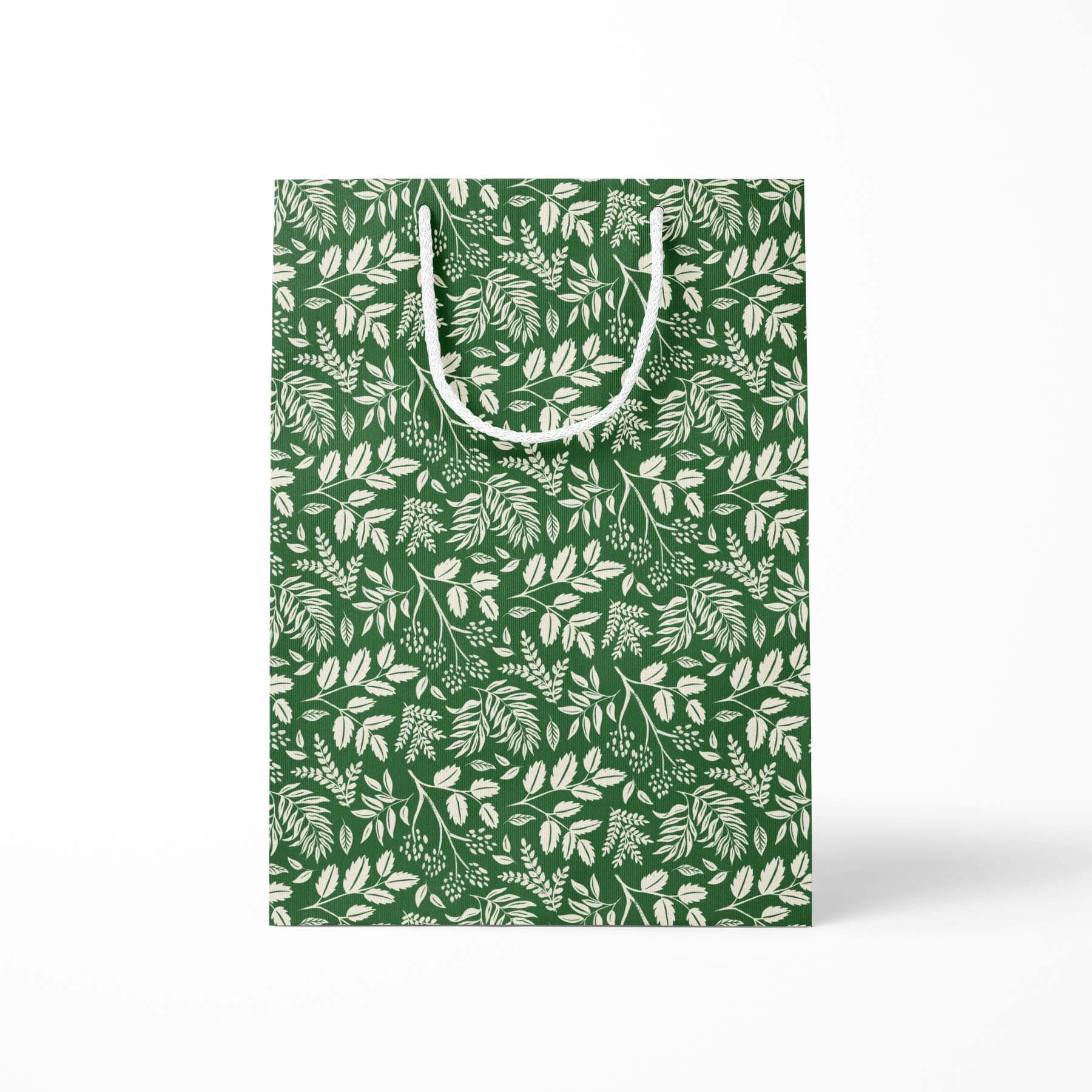 Green Vines Holiday Gift Bag