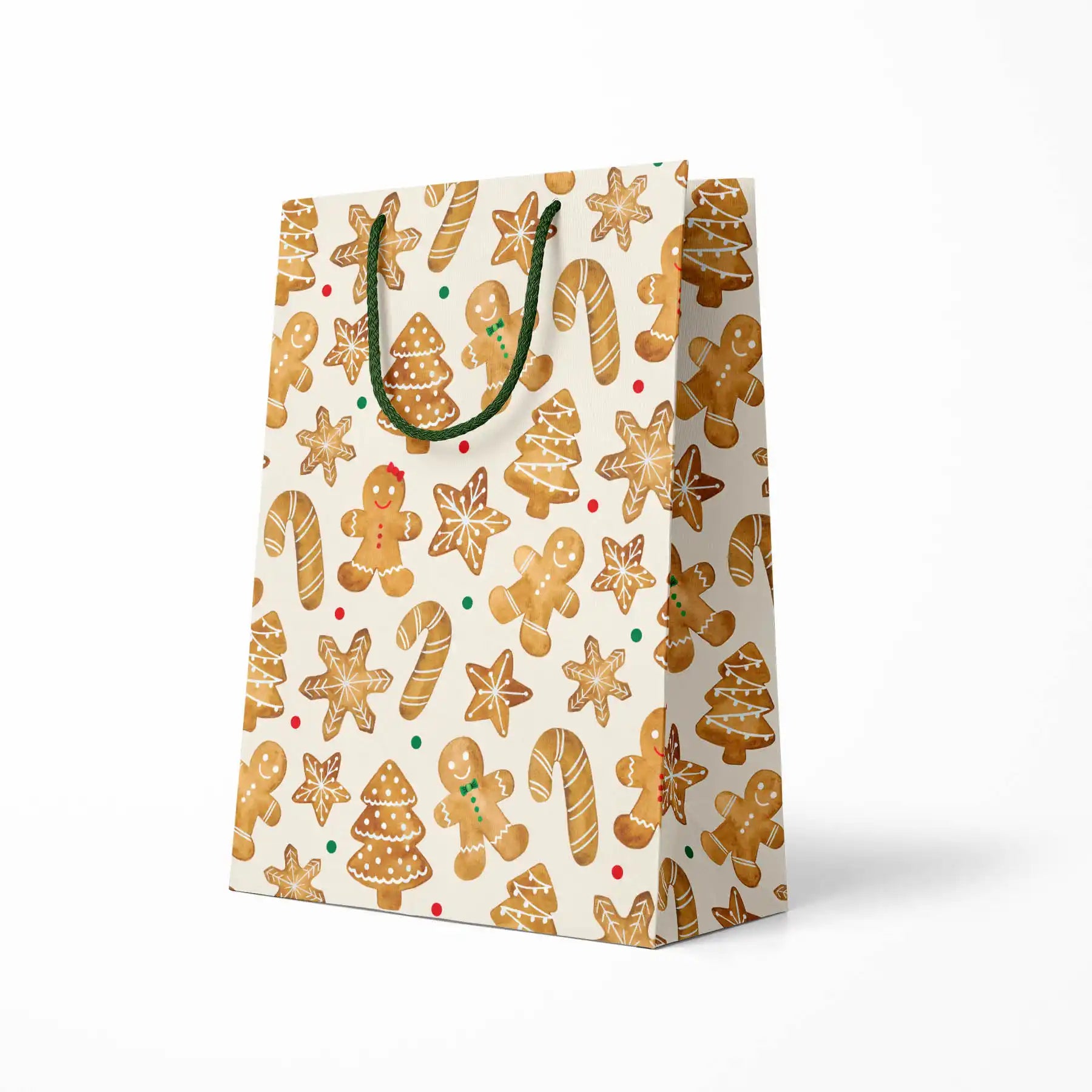 Gingerbread Cookies Holiday Gift Bag