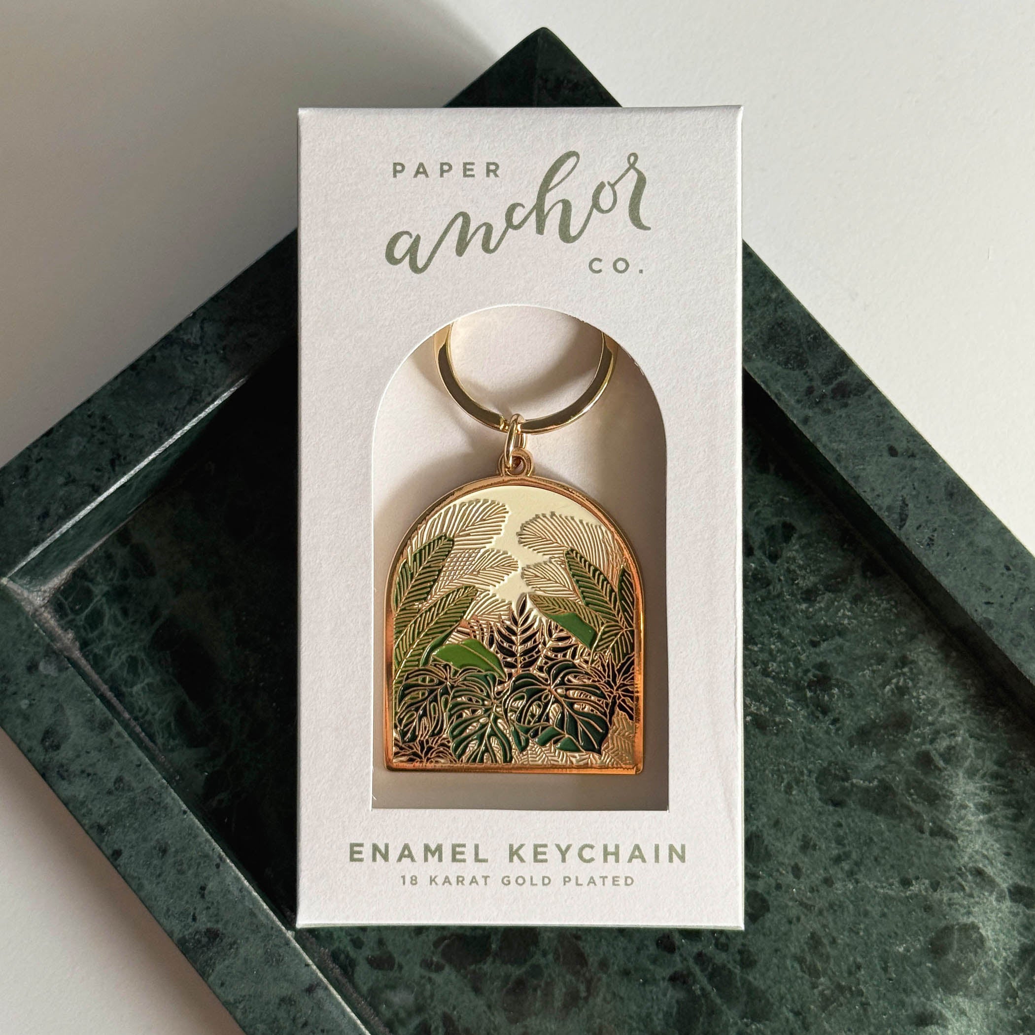 Tropical Conservatory Arch Keychain