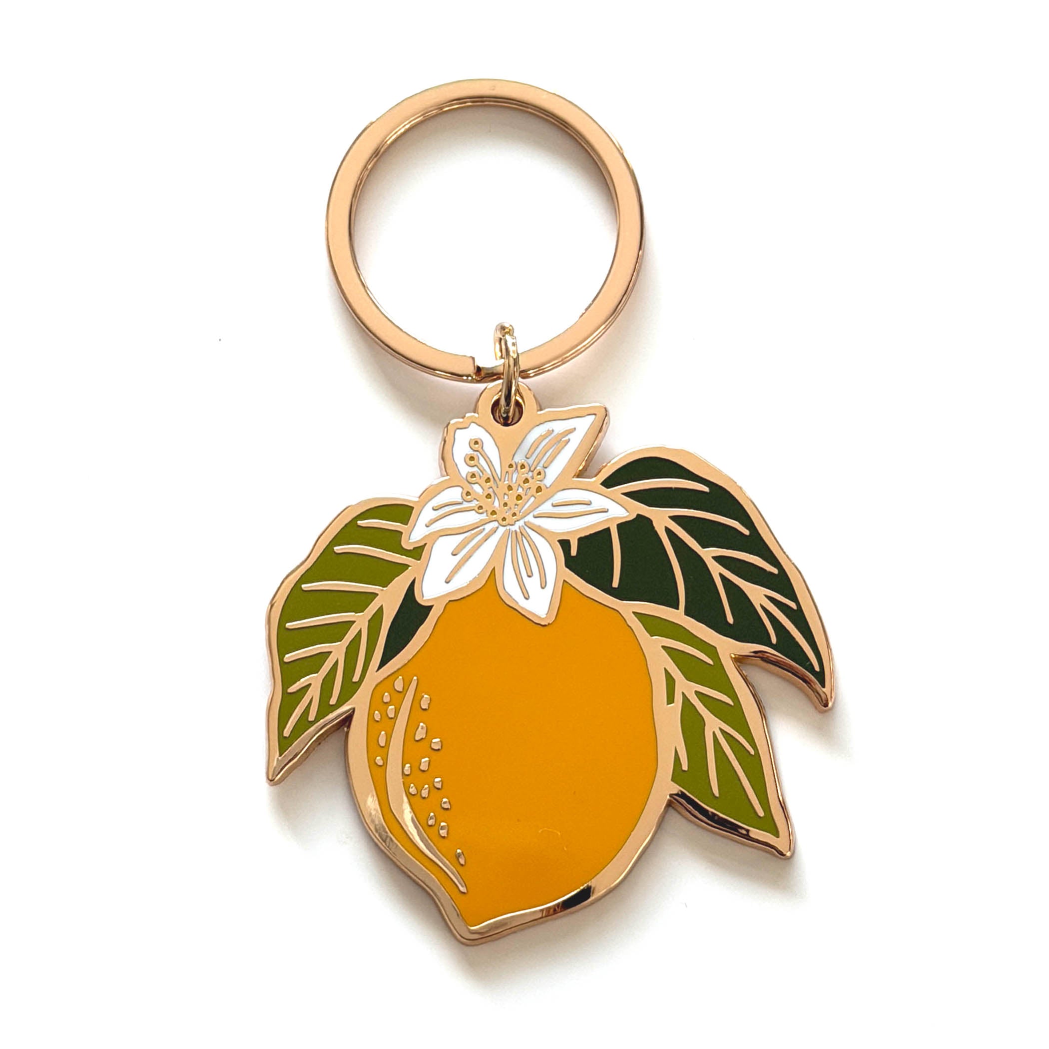 Lemon Blossom Keychain
