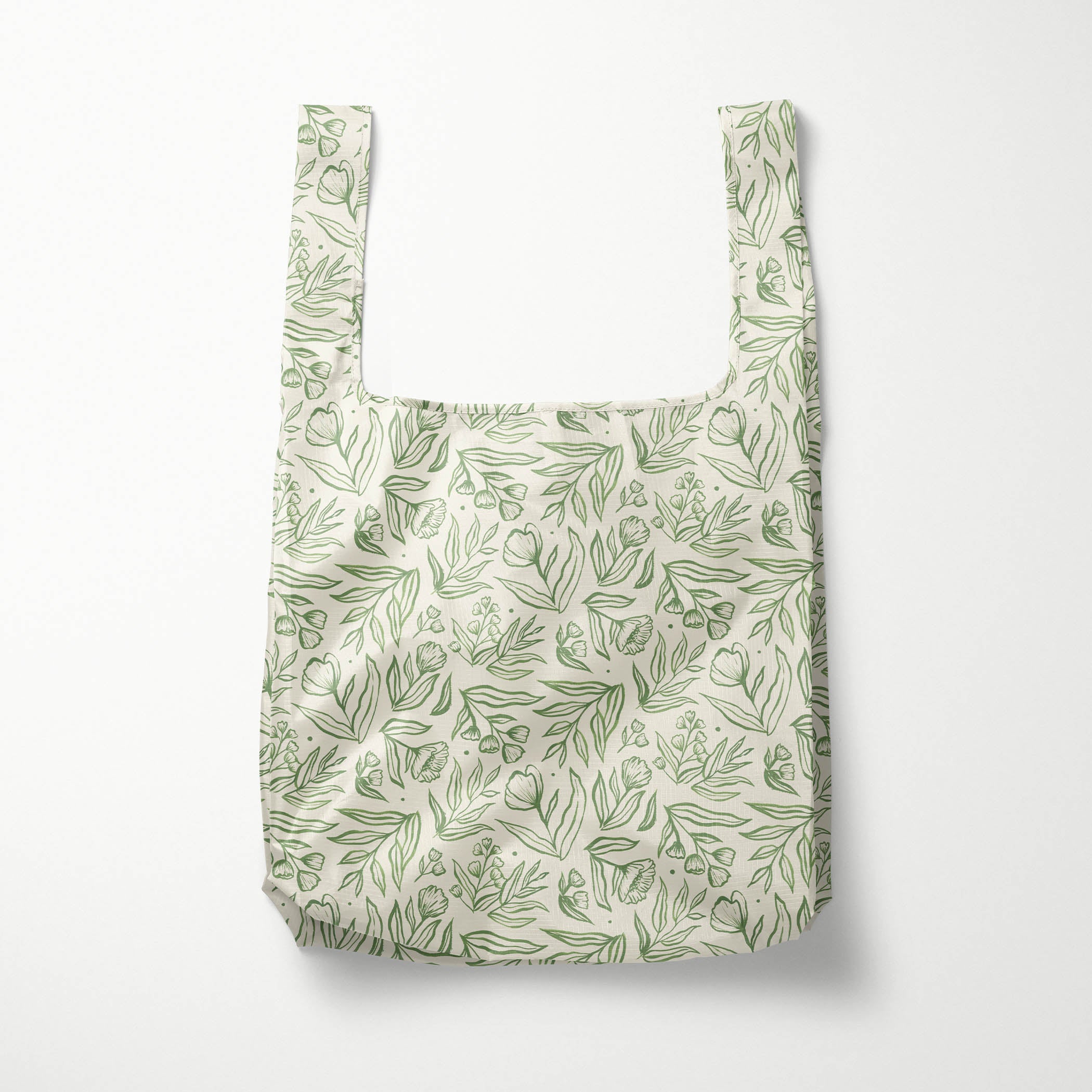 Sage Botanical Reusable Shopping Bags
