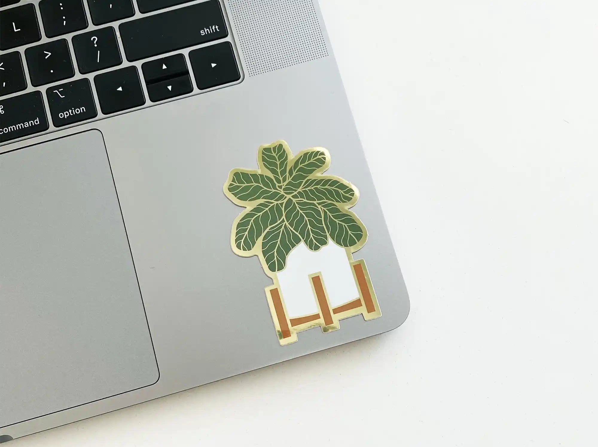 Fiddle Leaf Sticker — Sticker, fiddle leaf fig sticker, fiddle leaf tree by Paper Anchor Co.