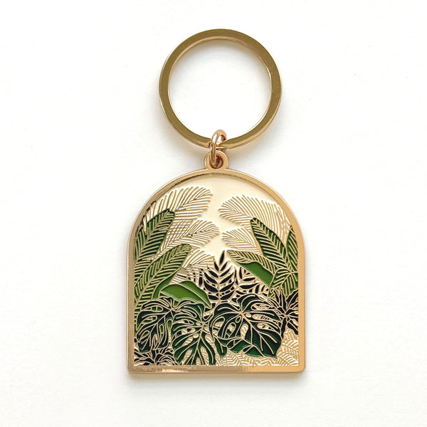 Tropical Conservatory Arch Keychain