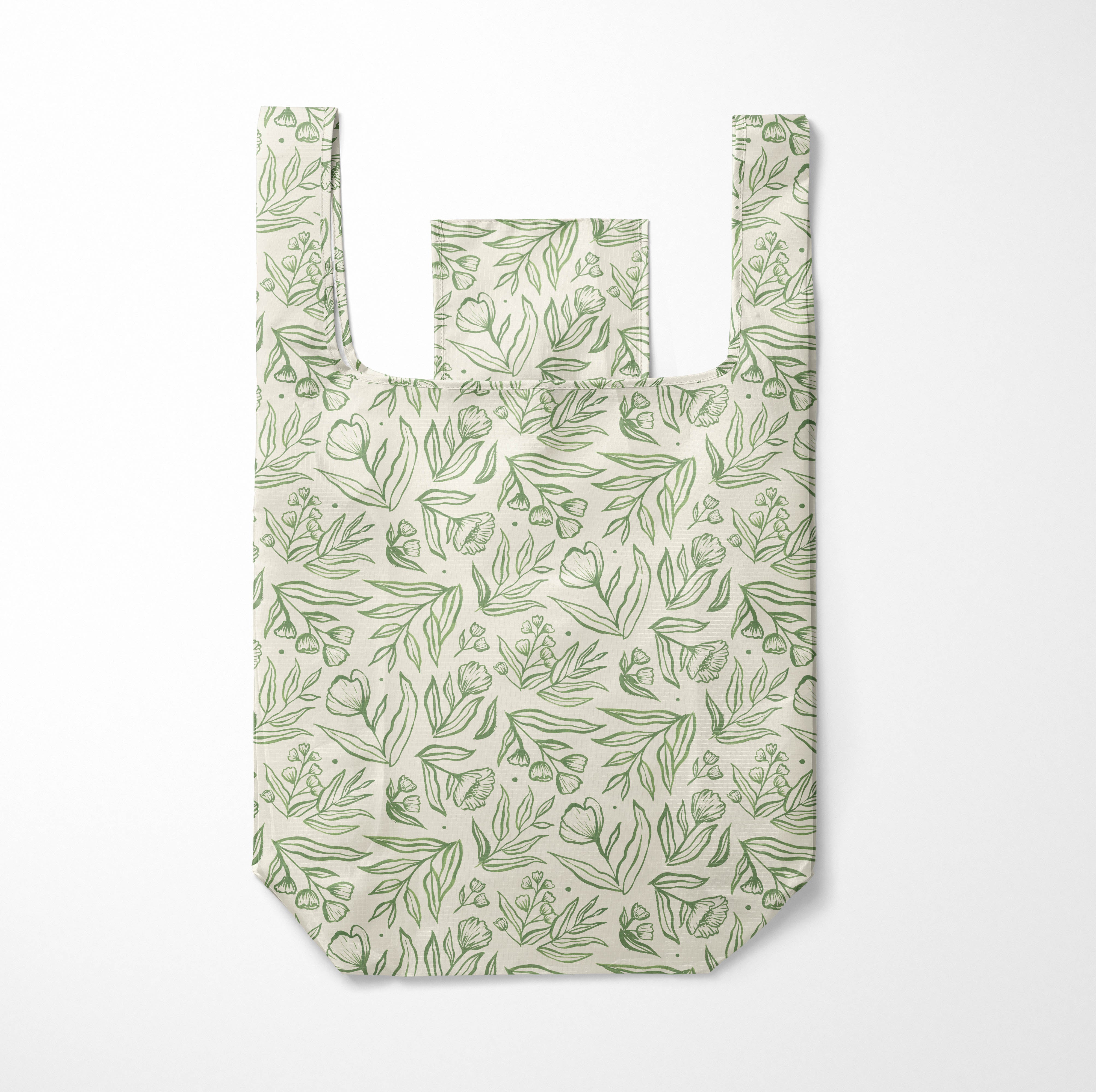 Sage Botanical Reusable Shopping Bags