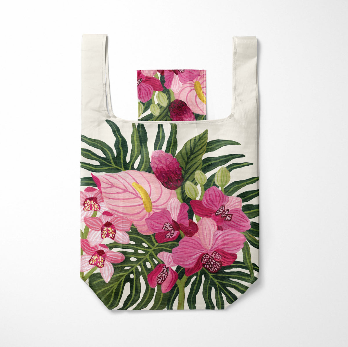 Exotic Orchids Reusable Shopping Bags