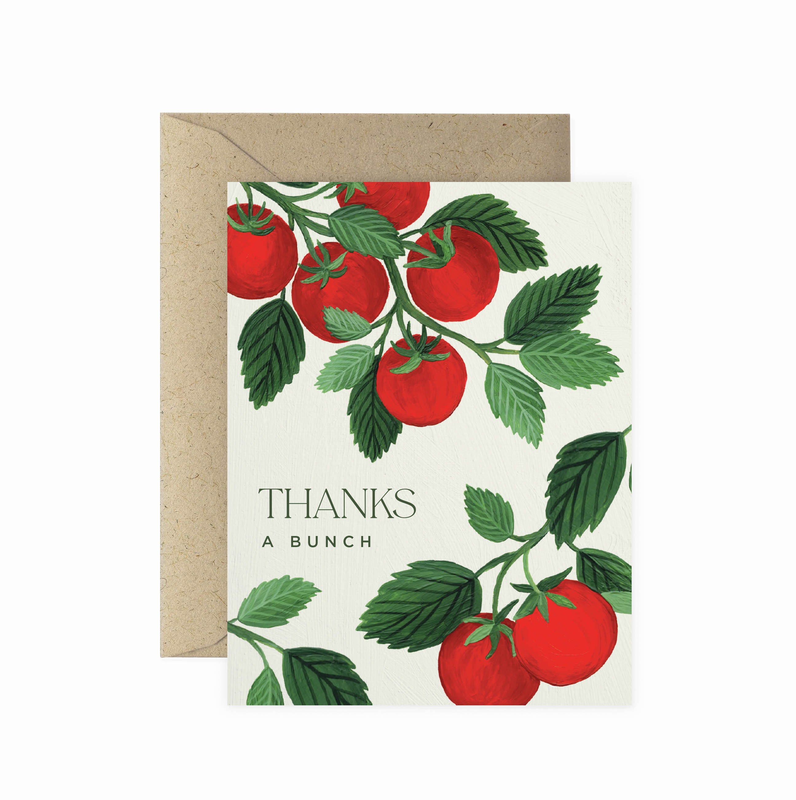 Tomato Thanks A Bunch Greeting Card