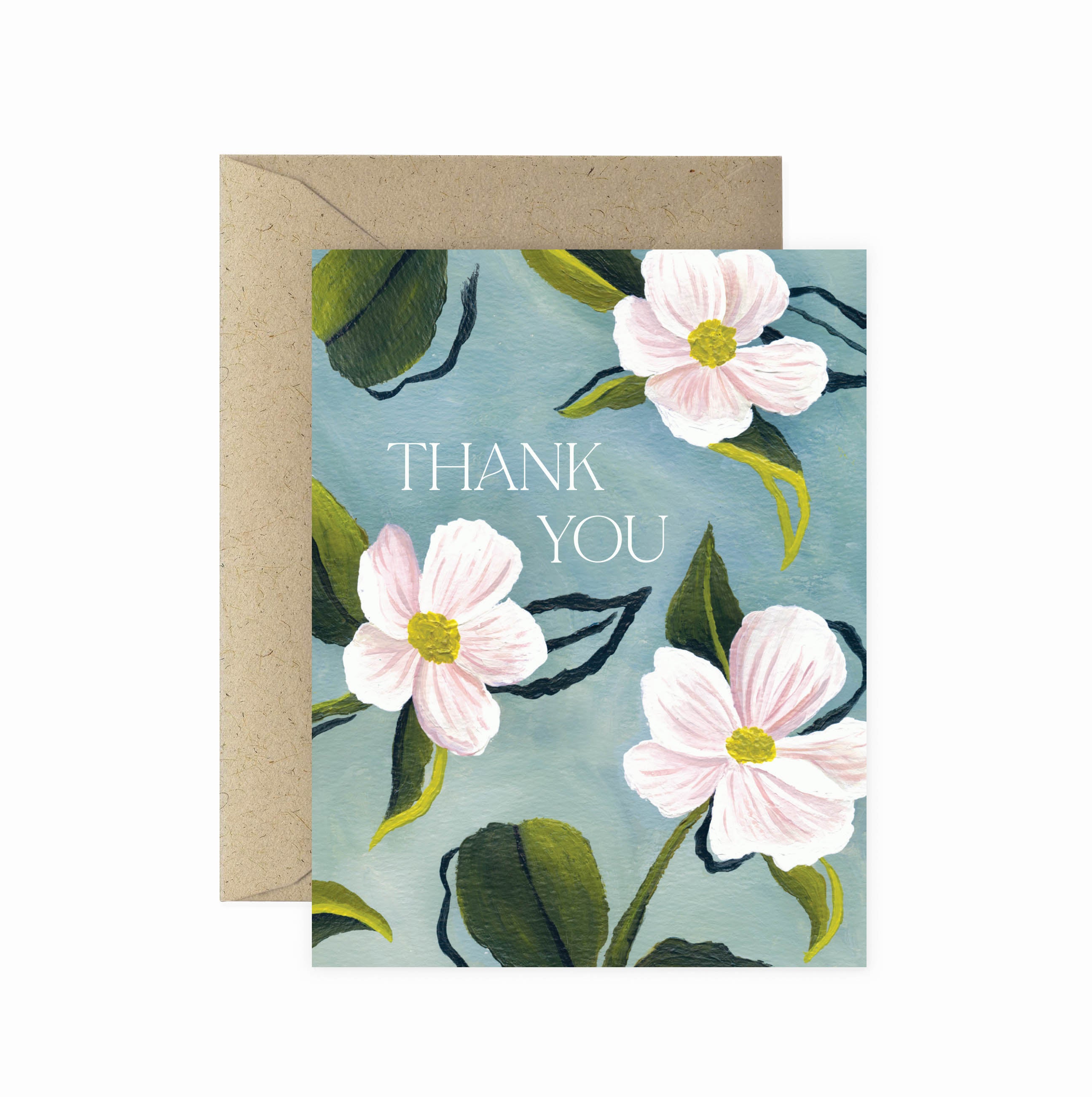 Anemone Thank You Greeting Card
