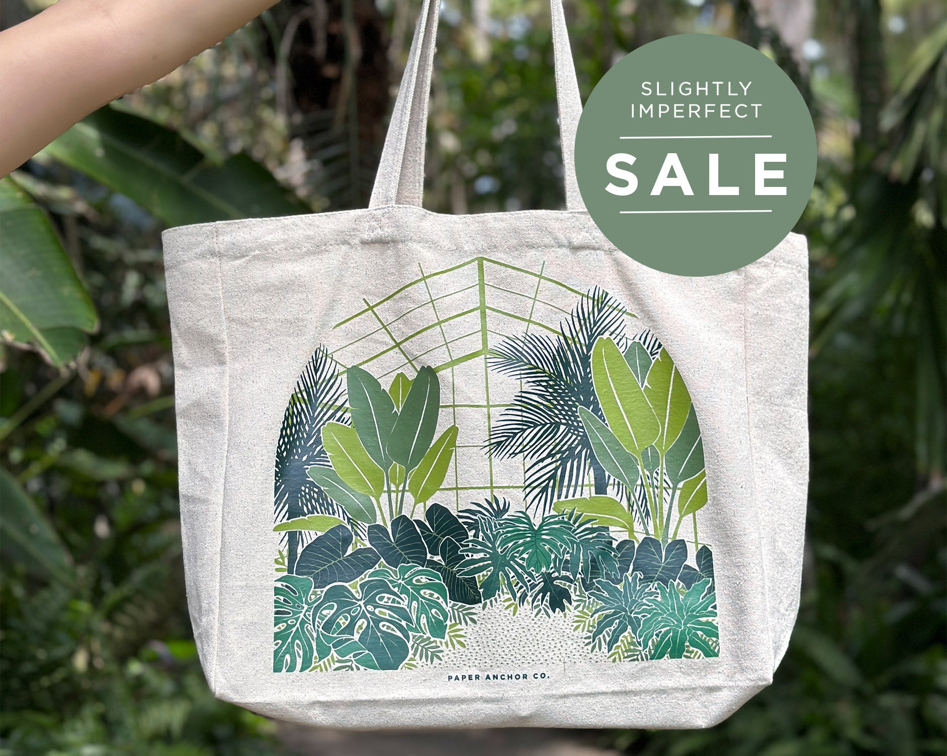 (SLIGHTLY IMPERFECT) Tropical Conservatory Tote Bag