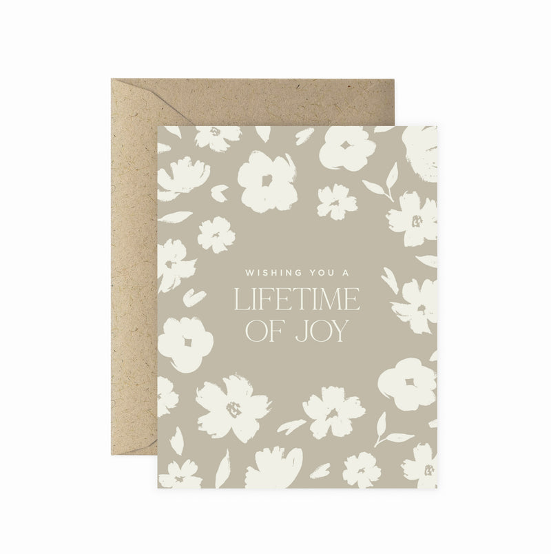 Lifetime of Joy Greeting Card