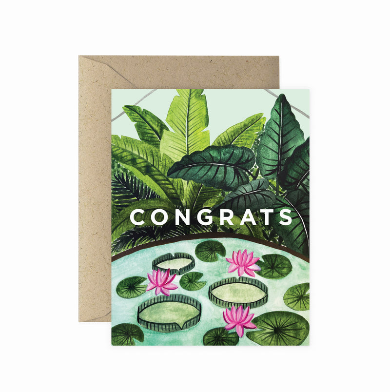 Congrats Conservatory Greeting Card
