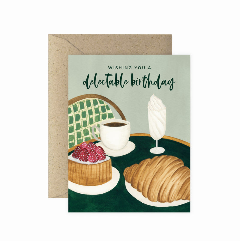 Cafe Delectable Birthday Greeting Card