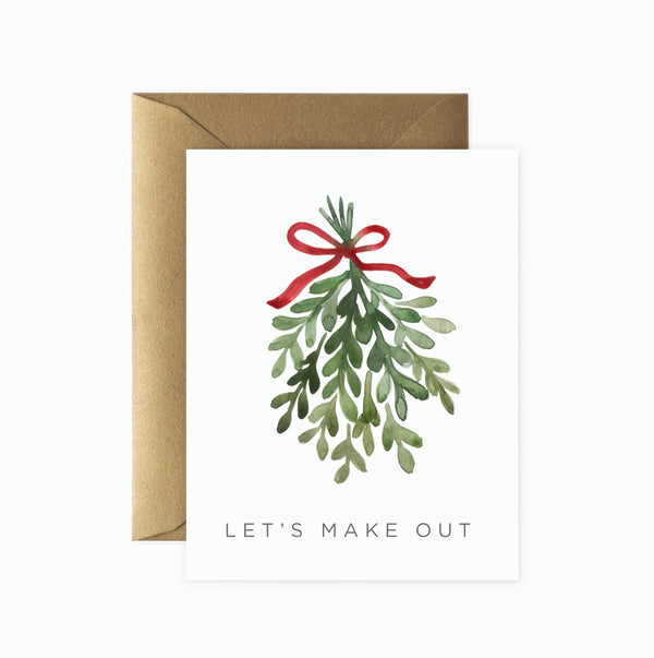 Let's Make Out Greeting Card