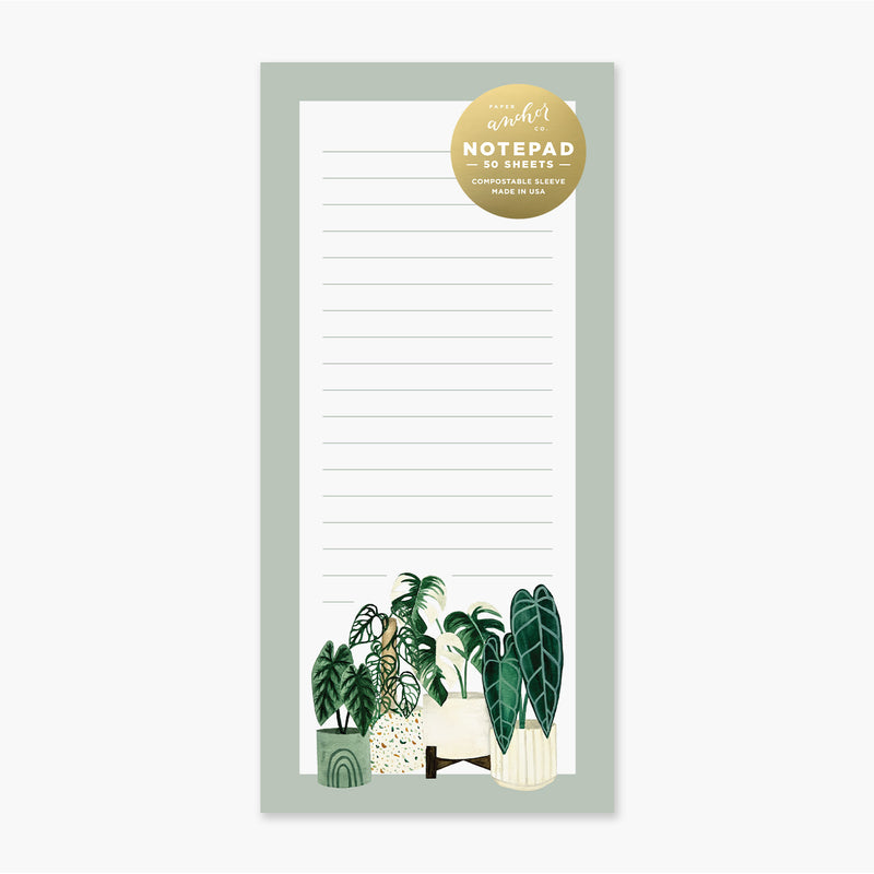 Rare Plants List Notepad