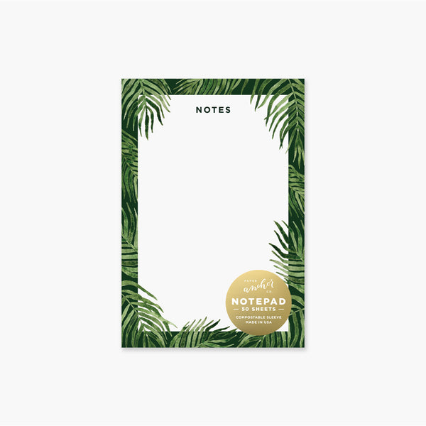 Palm Frond Notepad
