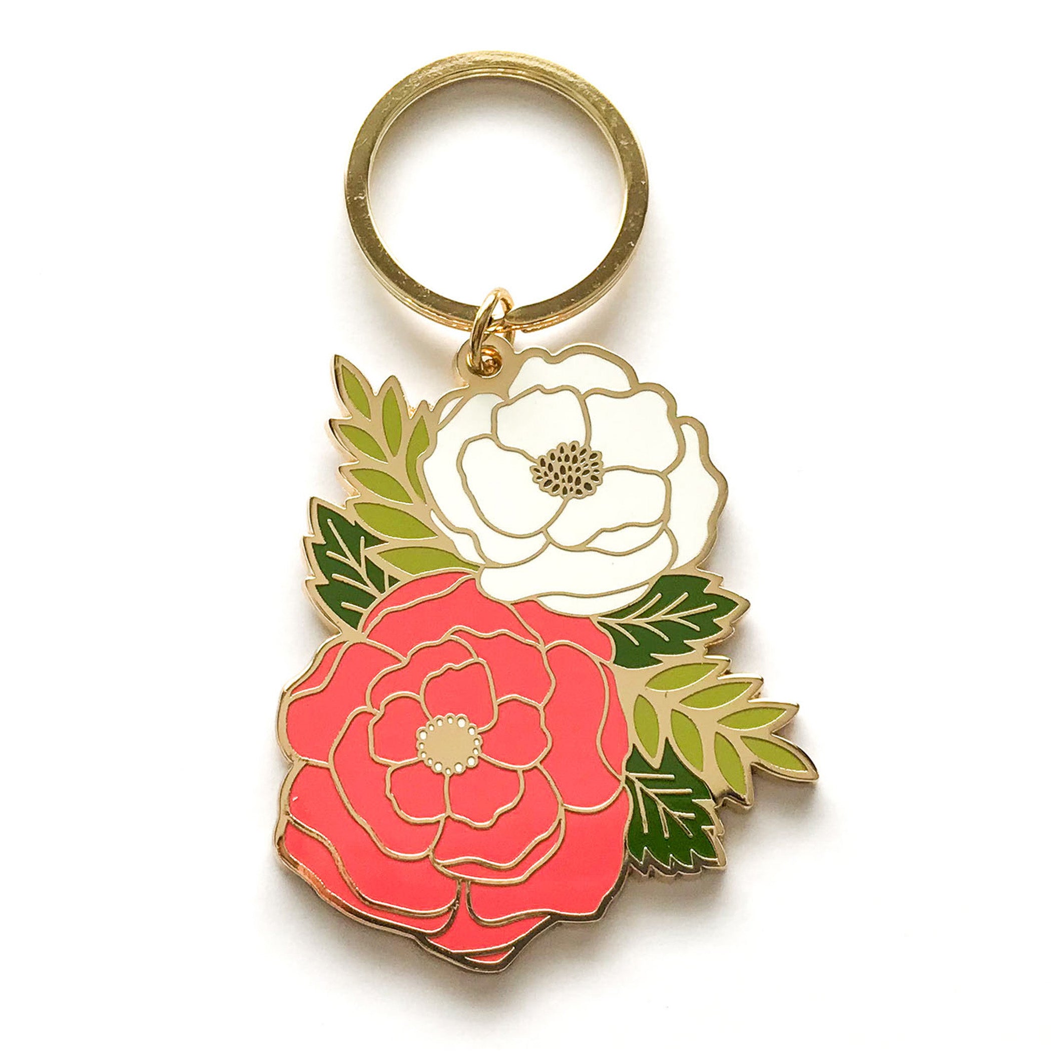 (SLIGHTLY IMPERFECT) Floral Keychains